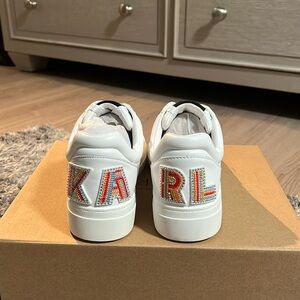 KARL LAGERFELD LACE UP SNEAKERS - NEW